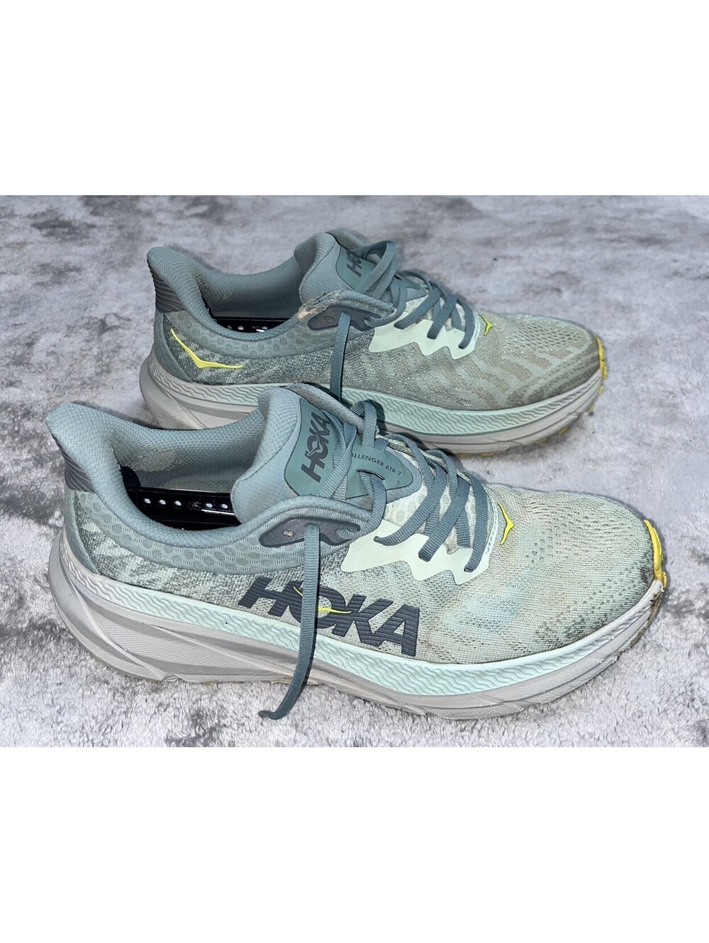 Hoka One One Challenger ATR 7 Running Shoes Sneakers Green Womens Size 10.5 B